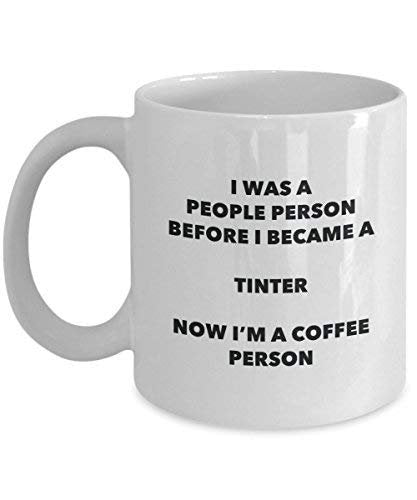 Tinter Coffee Person Mug - Funny Tea Cocoa Cup - Birthday Christmas Coffee Lover Cute Gag Gifts Idea
