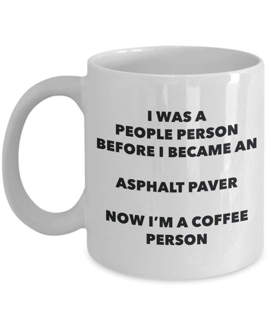 Asphalt Maschine Kaffee Person Tasse – Funny Tee Kakao-Tasse – Geburtstag Weihnachten Kaffee Lover Cute Gag Geschenke Idee