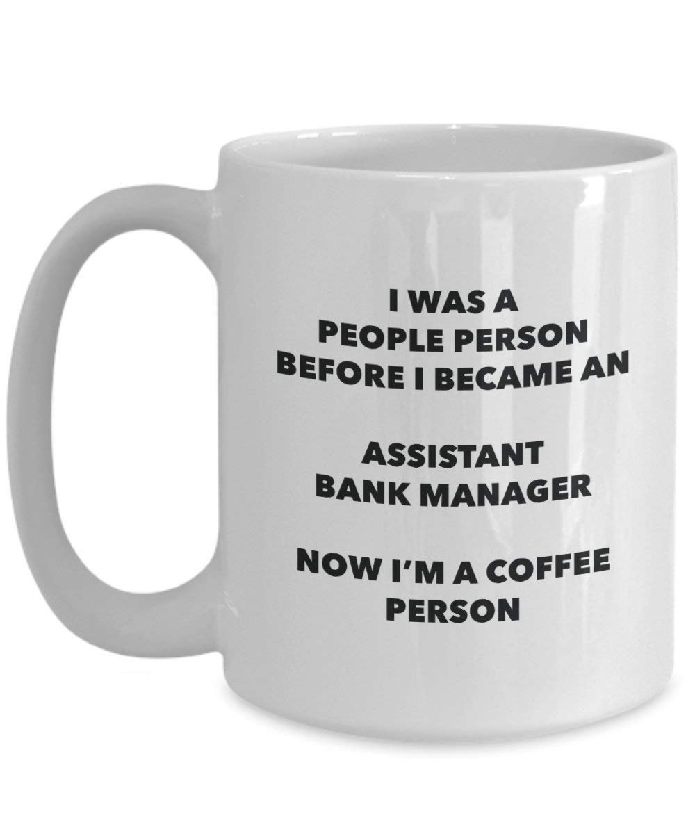 ASSISTANT Bank Manager Kaffee Person Tasse – Funny Tee Kakao-Tasse – Geburtstag Weihnachten Kaffee Lover Cute Gag Geschenke Idee