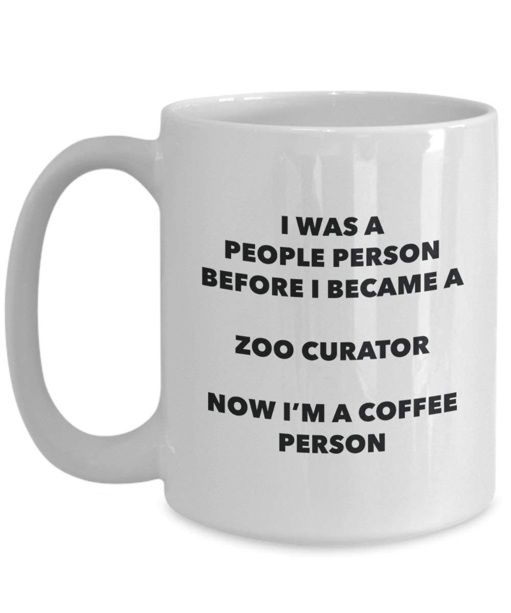 Zoo Curator Coffee Person Mug - Funny Tea Cocoa Cup - Birthday Christmas Coffee Lover Cute Gag Gifts Idea