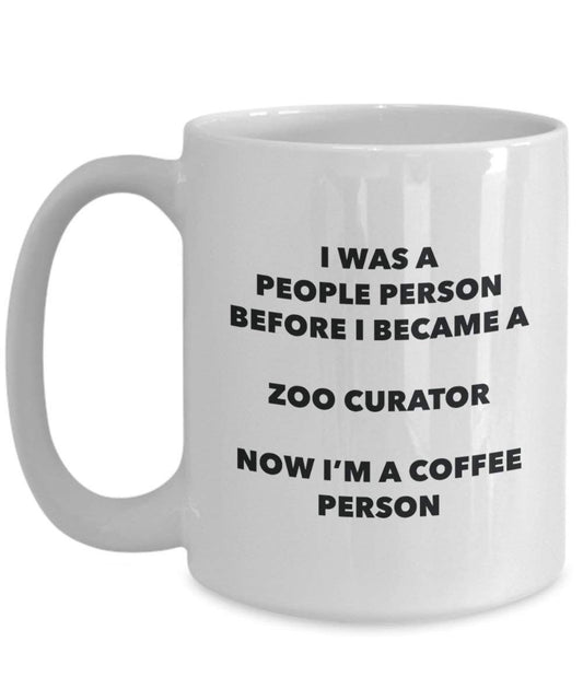 Zoo Curator Coffee Person Mug - Funny Tea Cocoa Cup - Birthday Christmas Coffee Lover Cute Gag Gifts Idea