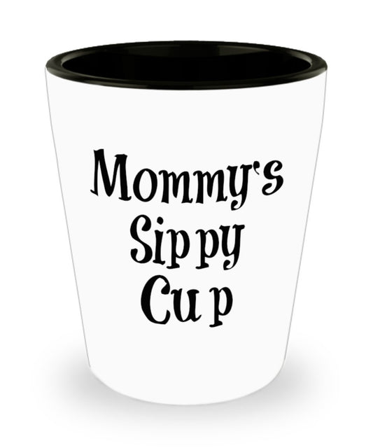 Mommy's Sippy Cup Shot Glass - ShotGlass - Vodka Whiskey Rum Alcohol - Funny Gag Gift