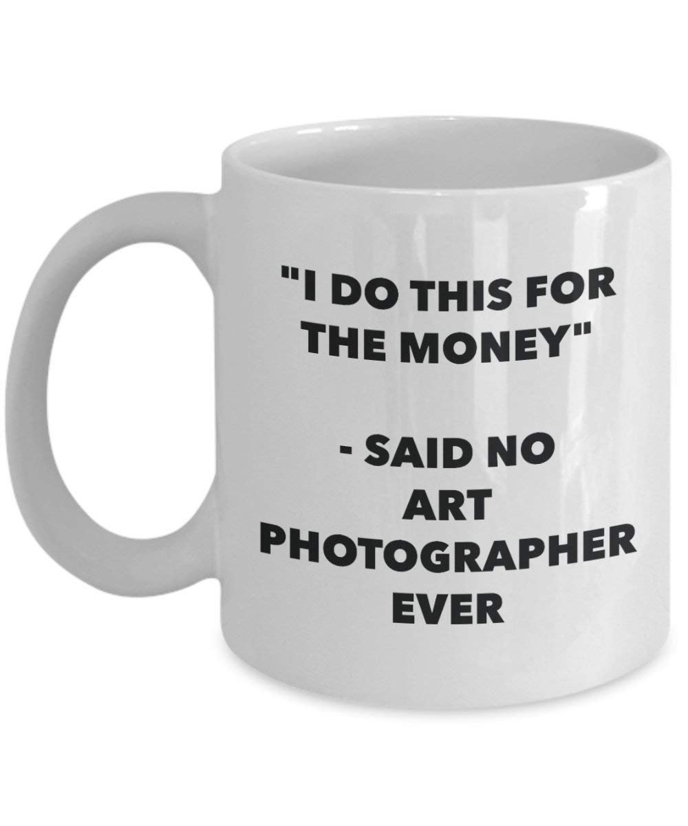 I do presente per il denaro – detto n. art fotografo Ever mug – Funny Coffee Cup – novelty Birthday Christmas GAG regalo idea 15oz Infradito colorati estivi, con finte perline