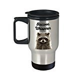 Raccoon Whisperer Travel Mug - Funny Tea Hot Cocoa Coffee Insulated Tumbler Cup - Novelty Birthday Christmas Gag Gifts Idea