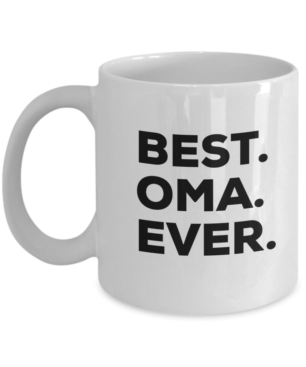 Oma Mug - Best Oma Ever Coffee Cup - Oma And Opa Mug - Oma Gifts - Funny Gag Gift From Kids Granddaughter Grandson - For A Novelty Present Idea- Birthday Christmas Present - Kitchen (11oz, Oma)