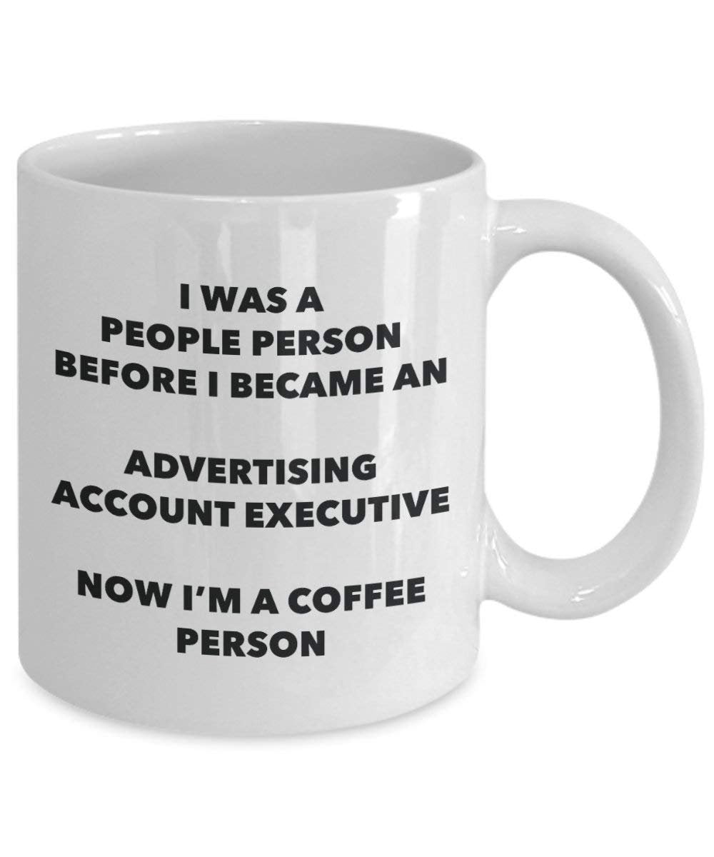 Werbung Konto-Kaffee Person Tasse – Funny Tee Kakao-Tasse – Geburtstag Weihnachten Kaffee Lover Cute Gag Geschenke Idee