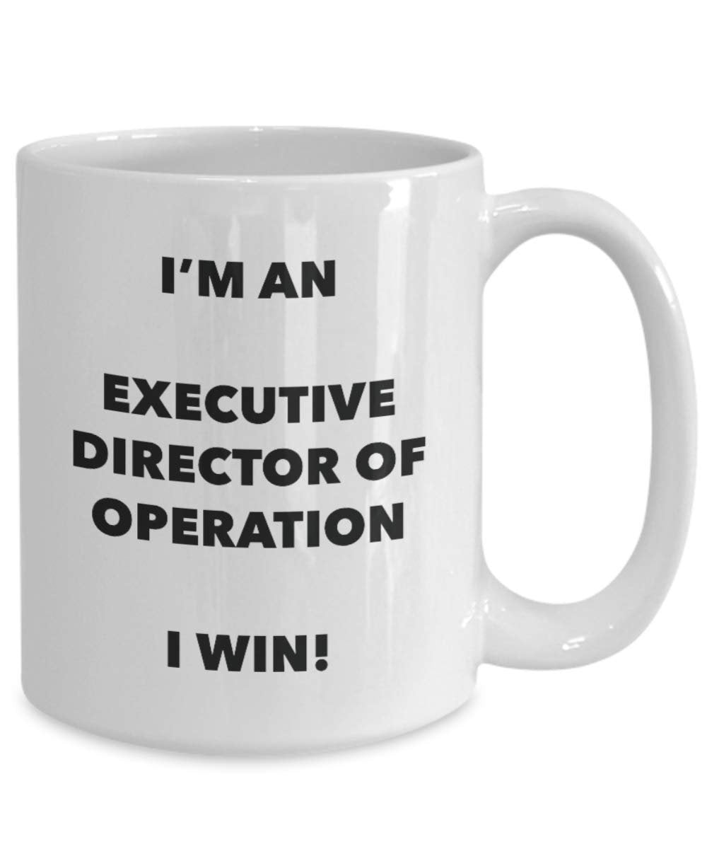 I' m An amministratore di funzionamento tazza i Win – Funny Coffee Cup – novelty Birthday Christmas GAG regalo idea 11oz Infradito colorati estivi, con finte perline