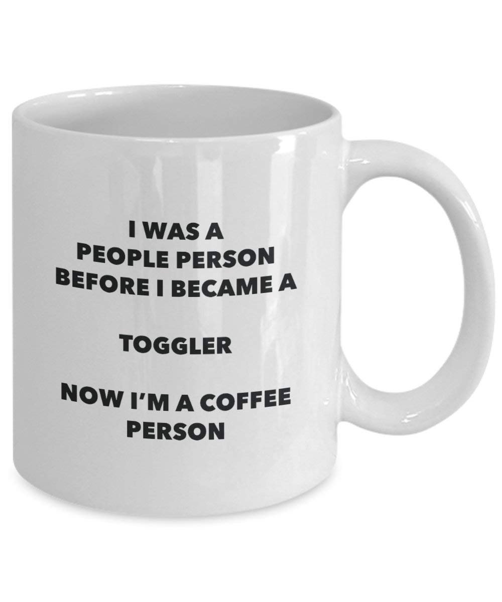 Toggler Coffee Person Mug - Funny Tea Cocoa Cup - Birthday Christmas Coffee Lover Cute Gag Gifts Idea