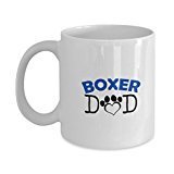 Funny Boxer Couple Mug – Boxer Dad – Boxer Mom – Boxer Lover Gifts - Unique Ceramic Gifts Idea (Dad)