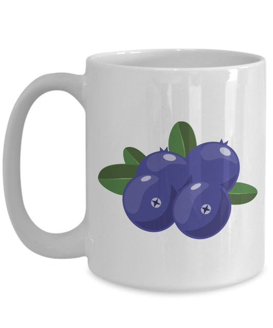 Blueberry Coffee Mug - Funny Tea Hot Cocoa Coffee Cup - Novelty Birthday Christmas Anniversary Gag Gifts Idea
