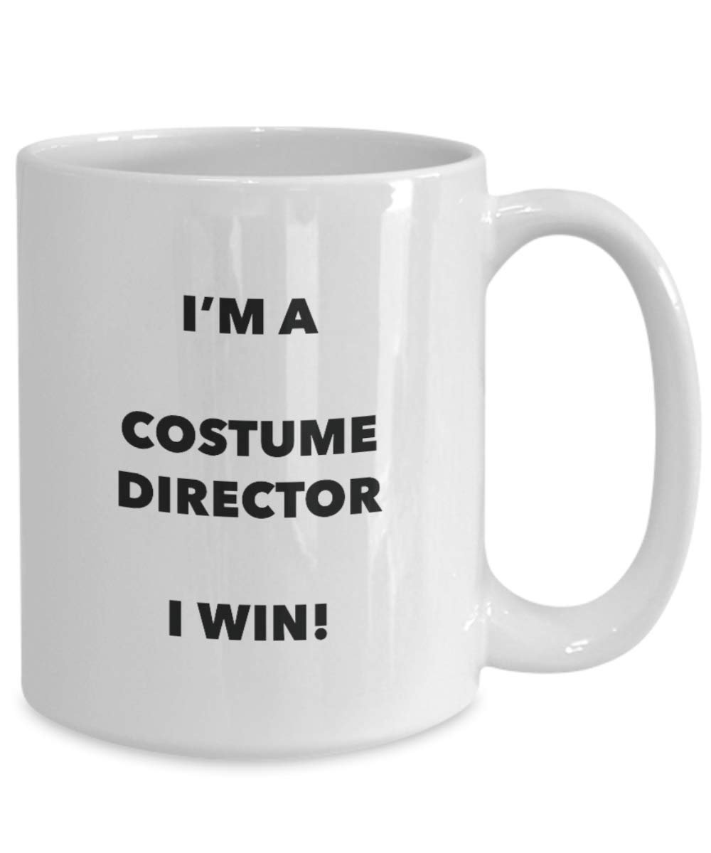 Je suis un Déguisement Director Mug I Win. – Funny Tasse à café – Fantaisie anniversaire Idée de Gag cadeaux de Noël 11oz blanc