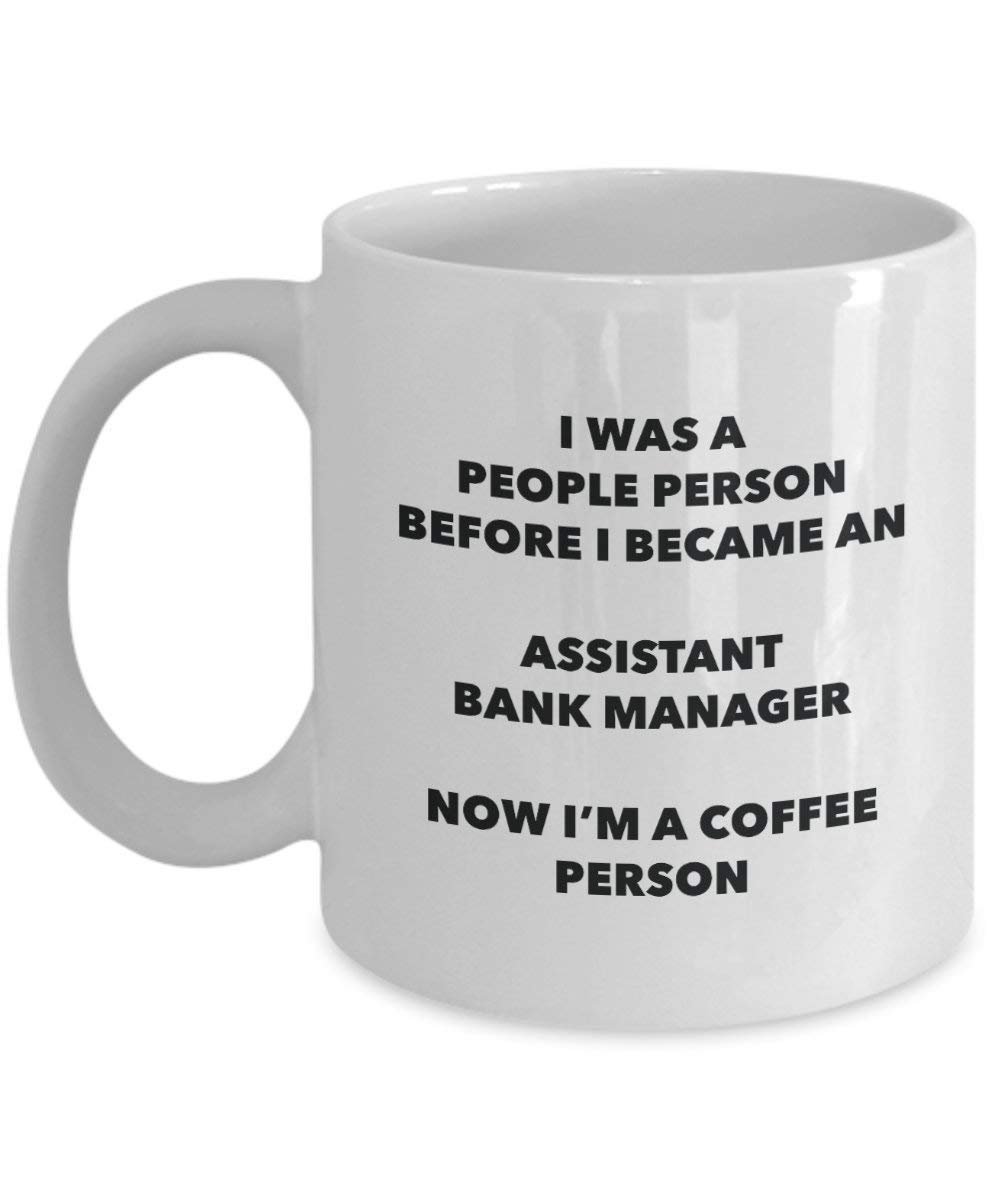 ASSISTANT Bank Manager Kaffee Person Tasse – Funny Tee Kakao-Tasse – Geburtstag Weihnachten Kaffee Lover Cute Gag Geschenke Idee