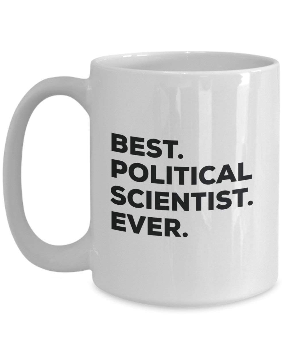 Best politikwissenschaftler Ever Tasse – Funny Coffee Cup – Thank You Anerkennung für Weihnachten Geburtstag Urlaub Einzigartiges Geschenk Ideen