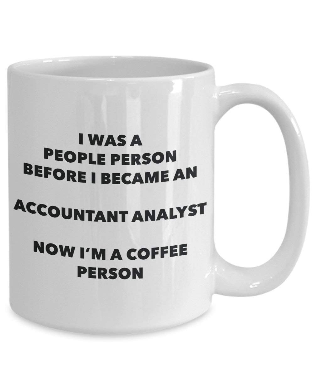 Accountant Analyst Coffee Person Mug - Funny Tea Cocoa Cup - Birthday Christmas Coffee Lover Cute Gag Gifts Idea