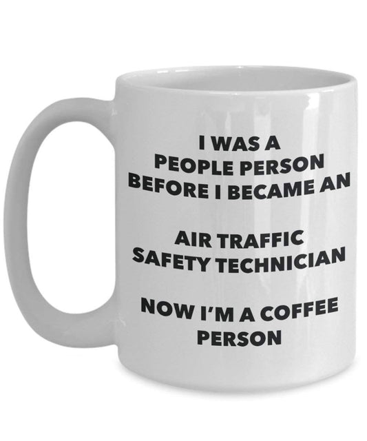 Air Traffic Sicherheit Techniker Kaffee Person Tasse – Funny Tee Kakao-Tasse – Geburtstag Weihnachten Kaffee Lover Cute Gag Geschenke Idee