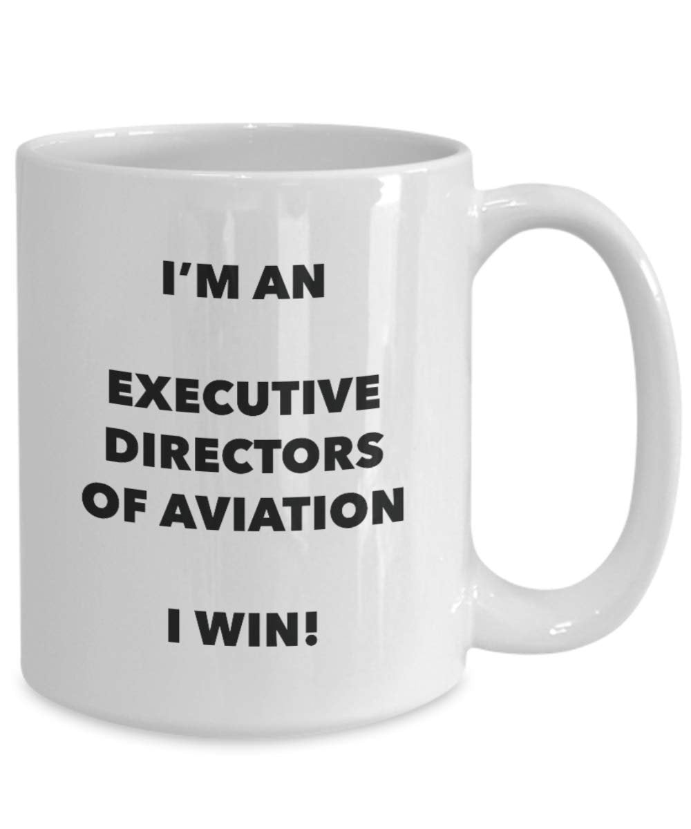 I' m An amministratori dell' aviazione i Win divertente tazza da caffè – Novità compleanno Natale GAG regalo idea 15oz Infradito colorati estivi, con finte perline