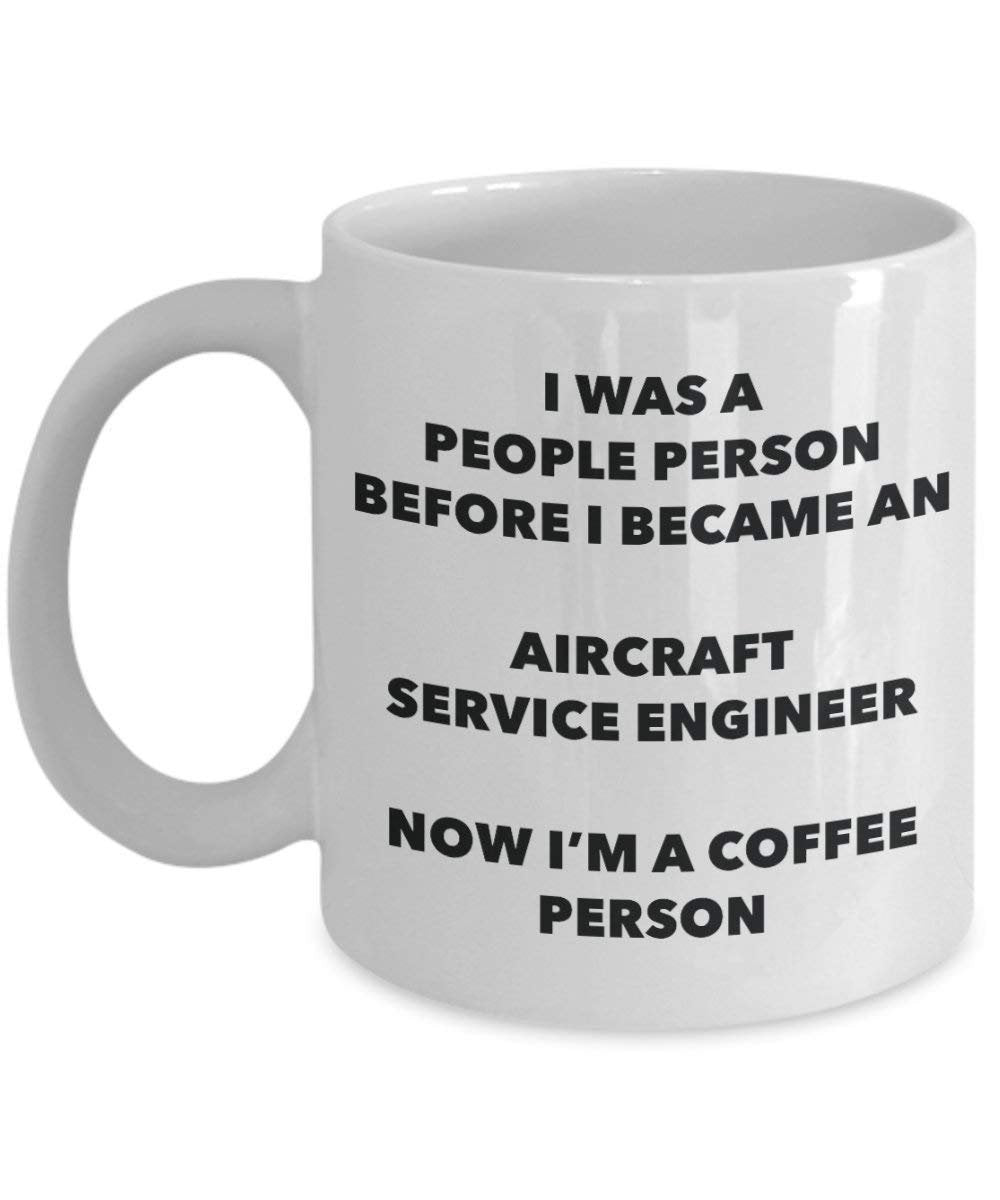 Aircraft Service Ingenieur Kaffee Person Tasse – Funny Tee Kakao-Tasse – Geburtstag Weihnachten Kaffee Lover Cute Gag Geschenke Idee