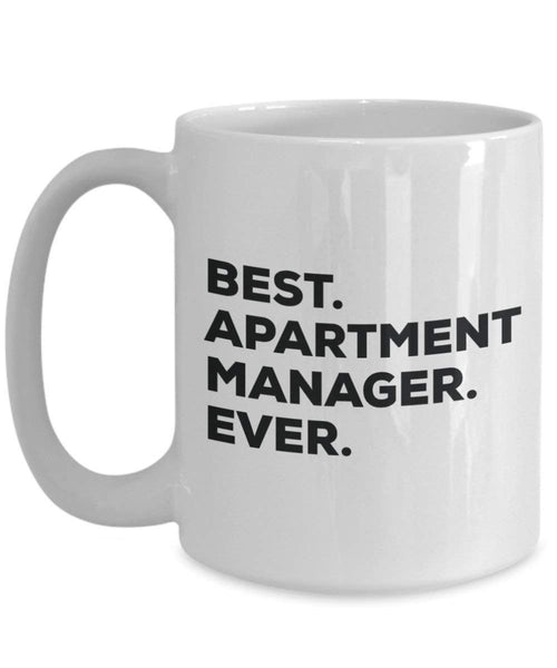 Best Wohnung Manager Ever Tasse – Funny Coffee Cup – Thank You Anerkennung für Weihnachten Geburtstag Urlaub Einzigartiges Geschenk Ideen