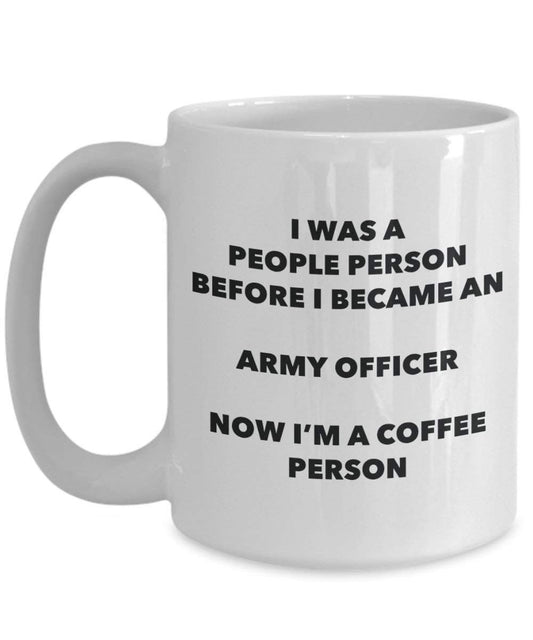 Army Officer Coffee Person Mug - Funny Tea Cocoa Cup - Birthday Christmas Coffee Lover Cute Gag Gifts Idea