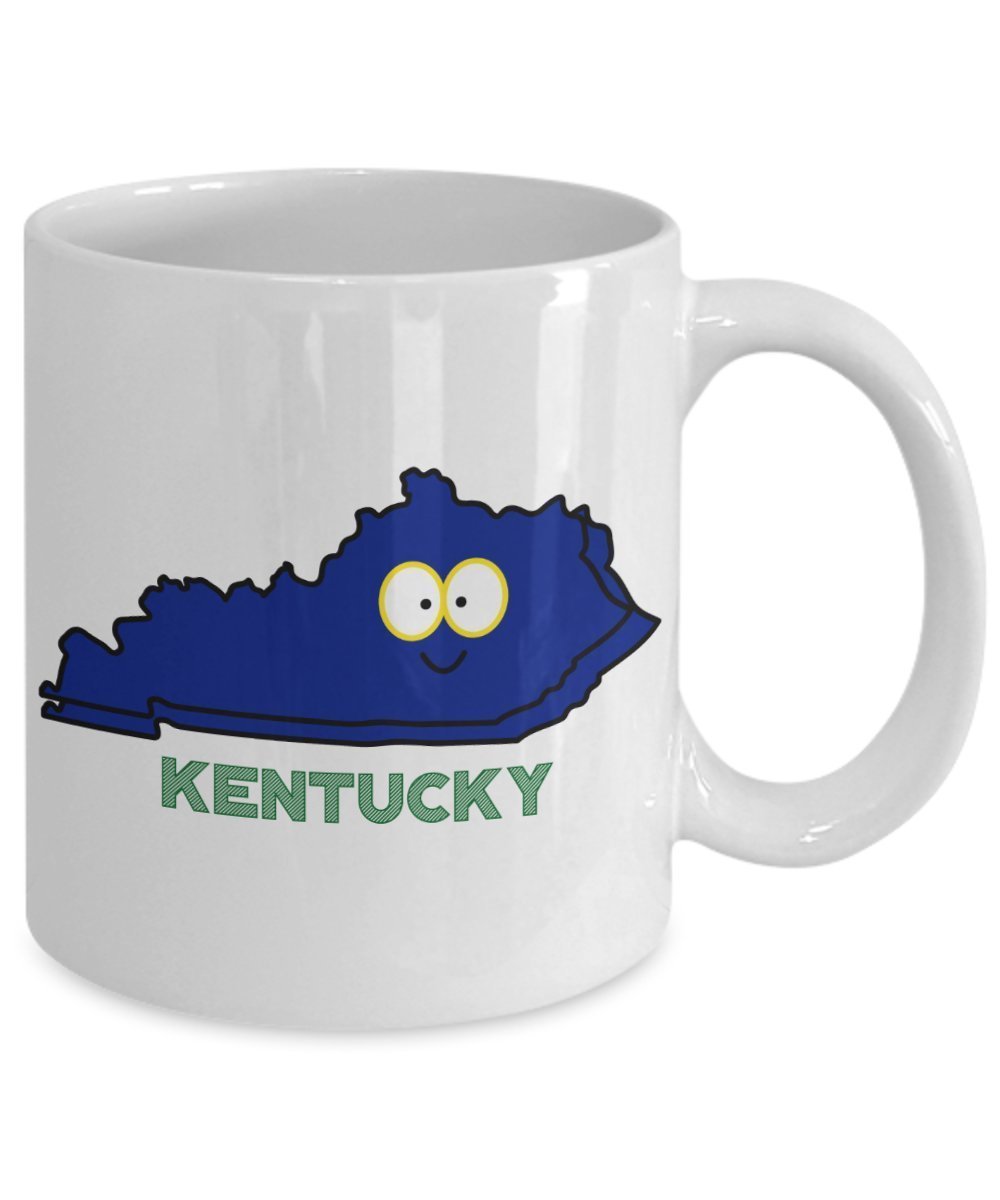 Kentucky Reisebecher – Lustige Teetasse für heiße Kakao-Kaffeetasse – Neuheit Geburtstag Weihnachten Jahrestag Gag Geschenkidee