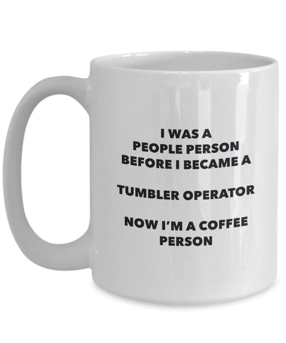 Tumbler Operator Coffee Person Mug - Funny Tea Cocoa Cup - Birthday Christmas Coffee Lover Cute Gag Gifts Idea