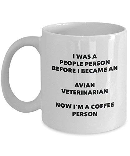 Avian Veterinarian Coffee Person Mug - Funny Tea Cocoa Cup - Birthday Christmas Coffee Lover Cute Gag Gifts Idea