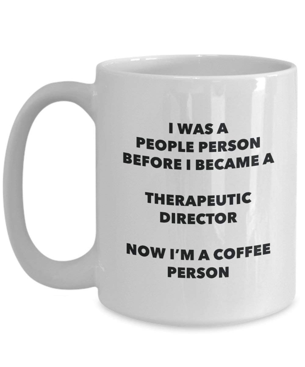 terapeutico direttore cacao persona – Tazza da tè caffè tazza – Birthday Christmas Coffee Lover cute GAG regalo idea 11oz Infradito colorati estivi, con finte perline