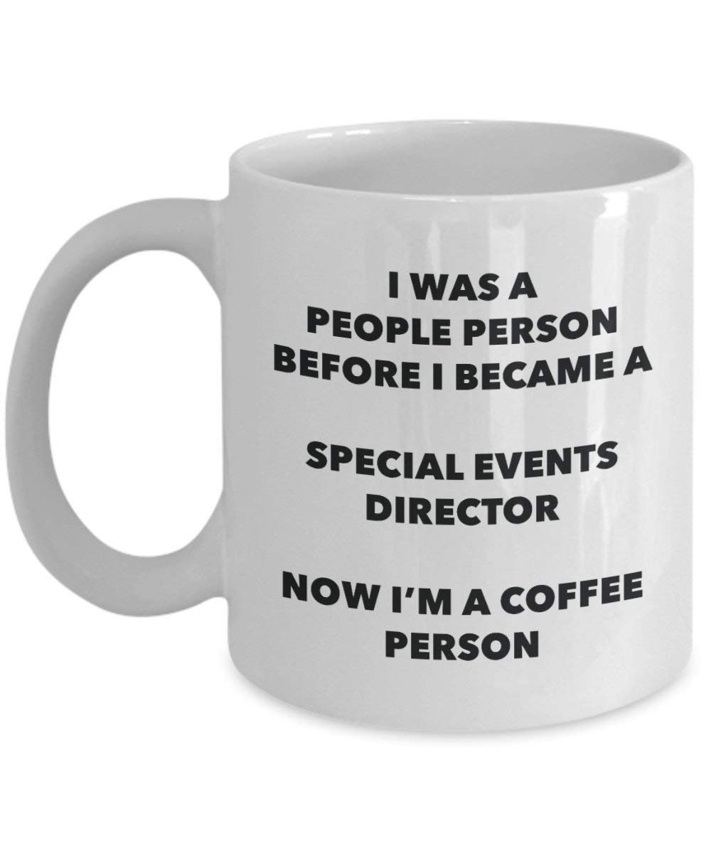 Special Events Director Coffee Person Mug - Funny Tea Cocoa Cup - Birthday Christmas Coffee Lover Cute Gag Gifts Idea
