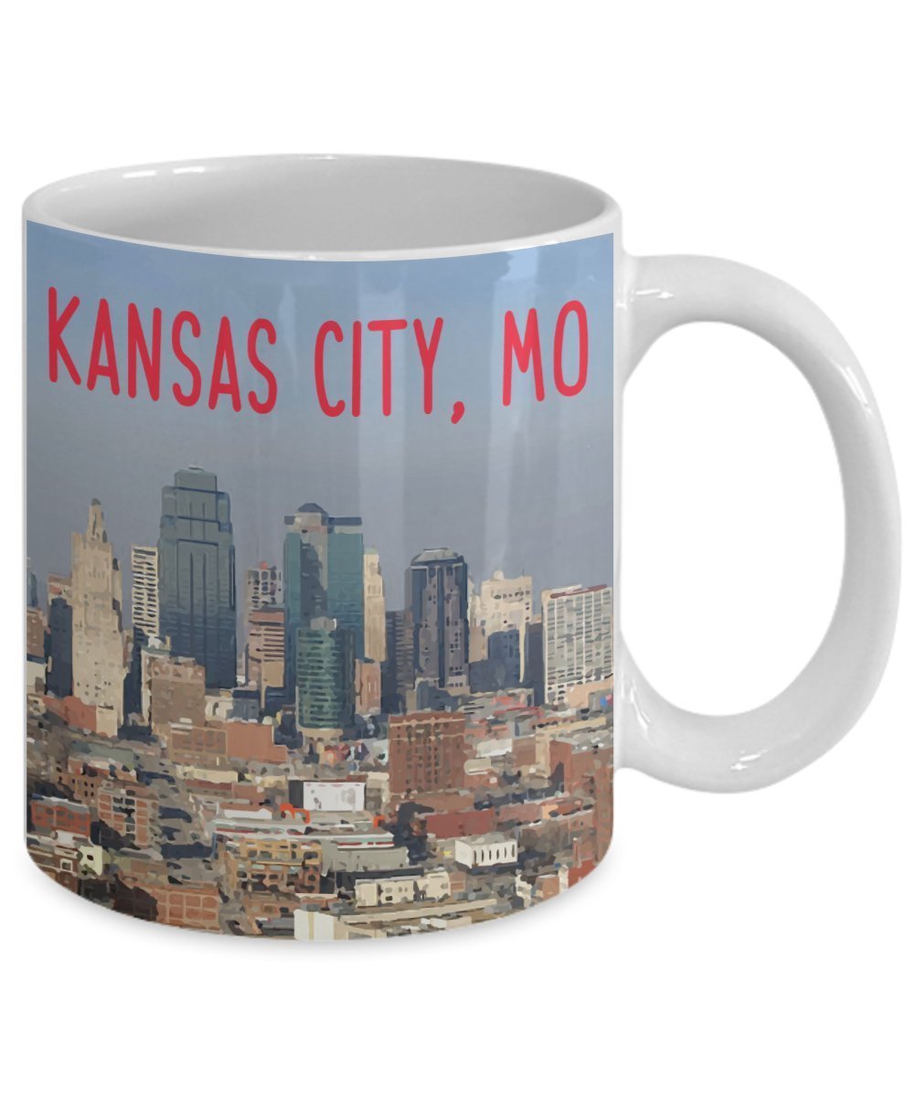 Kansas City Mug - Kansas City, Mo - Funny Tea Hot Cocoa Coffee Cup - Novelty Birthday Christmas Anniversary Gag Gifts Idea