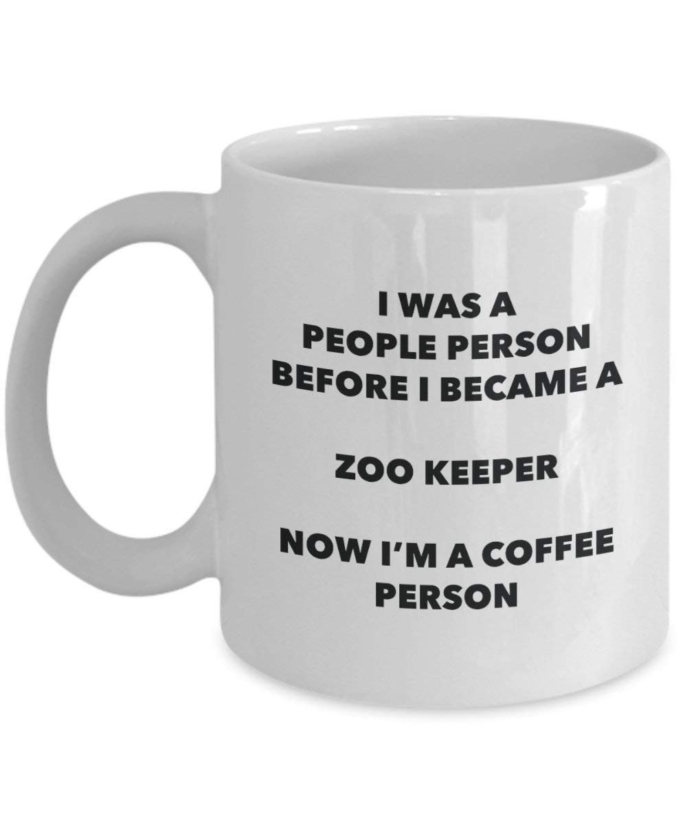 Zoo Keeper Coffee Person Mug - Funny Tea Cocoa Cup - Birthday Christmas Coffee Lover Cute Gag Gifts Idea