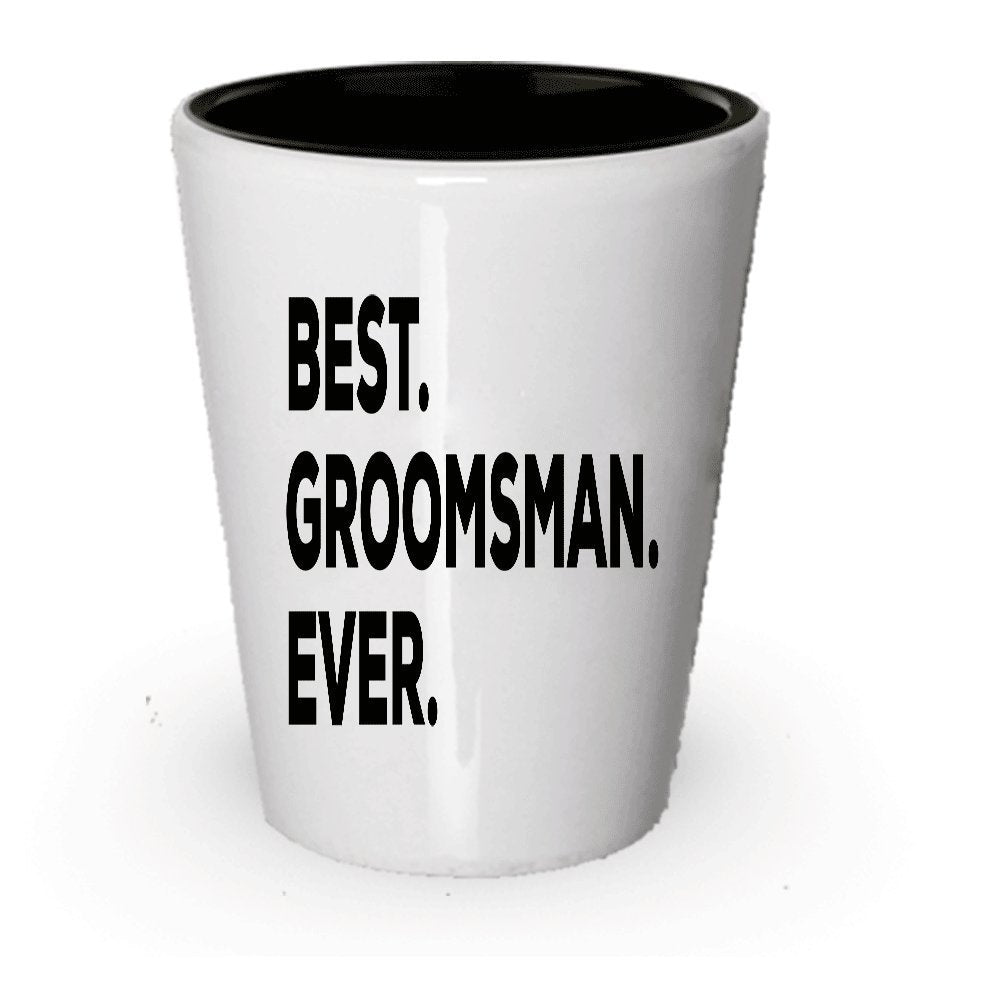 Groomsman shot Glass - Groomsman Gifts - Put In Gift Box Bags Set Basket - Wedding Thank You Present For The Party - Asking Funny Gag Gift Idea - Groom To Be - Under $20 - The Thoughtful Idea (2)