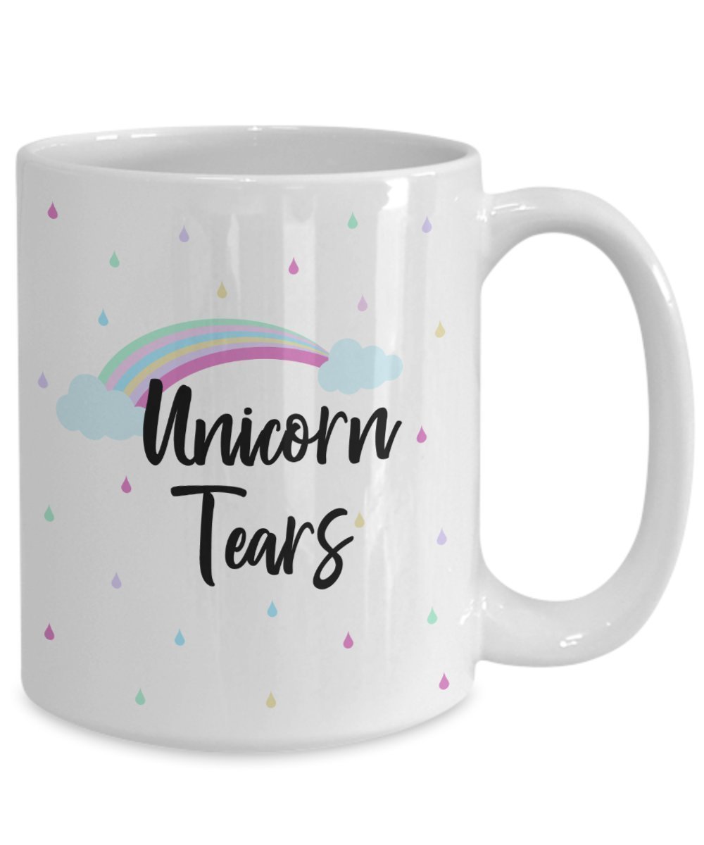 Tasse mit Einhorntränenmotiv, lustig, für Tee/Kakao / Kaffee