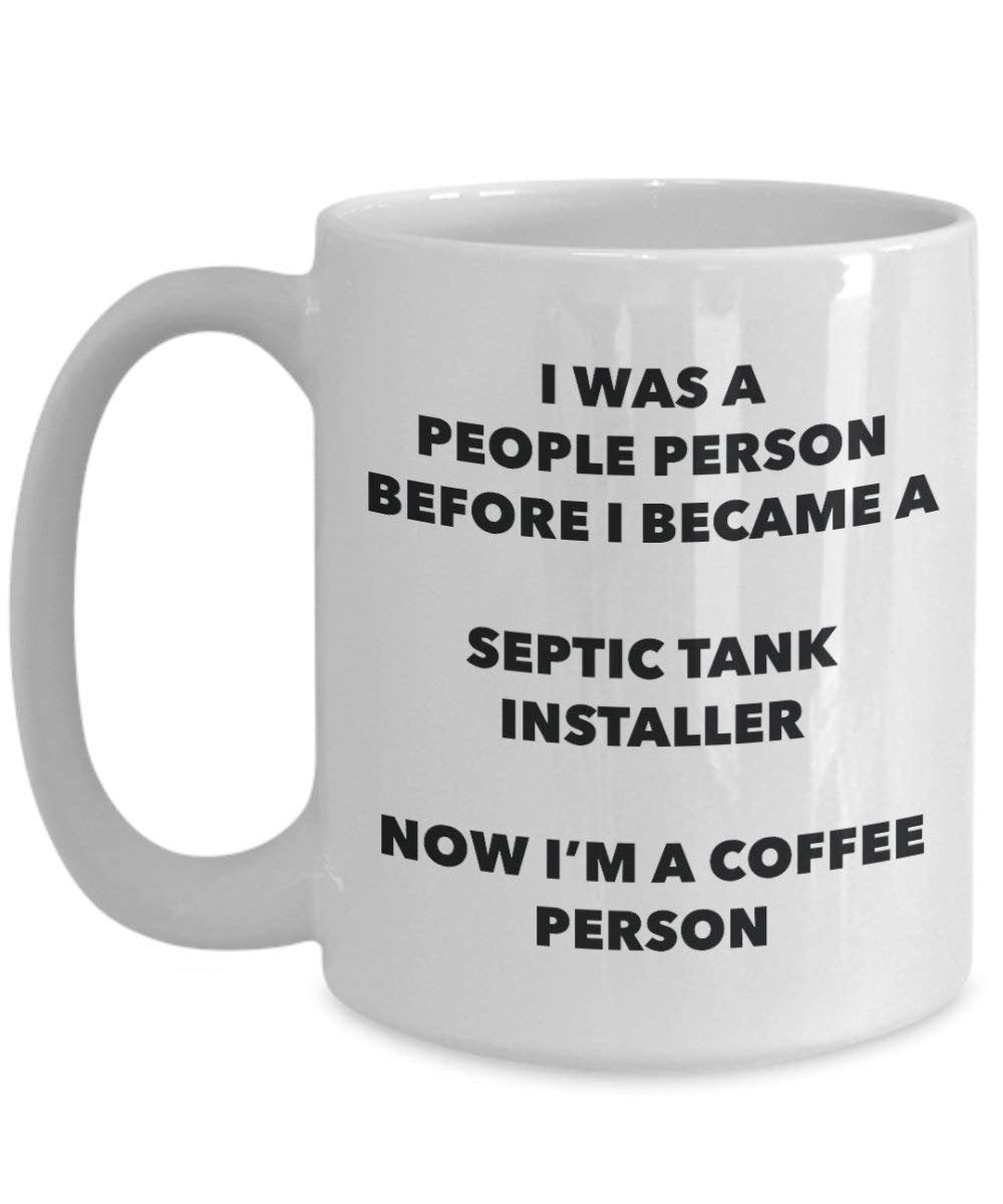 septische behälterbelüftung Installer Kaffee Person Tasse – Funny Tee Kakao-Tasse – Geburtstag Weihnachten Kaffee Lover Cute Gag Geschenke Idee