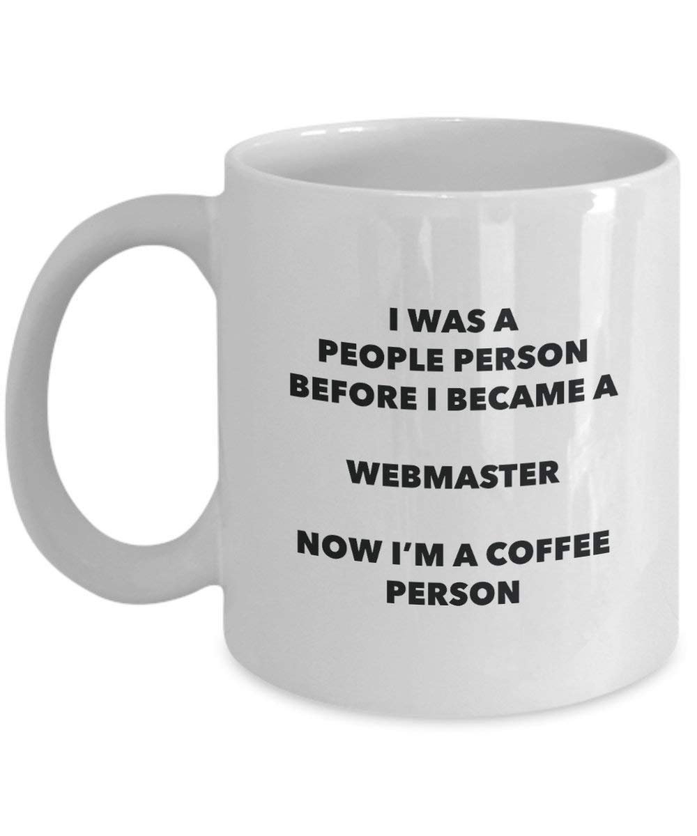 Webmaster Coffee Person Mug - Funny Tea Cocoa Cup - Birthday Christmas Coffee Lover Cute Gag Gifts Idea