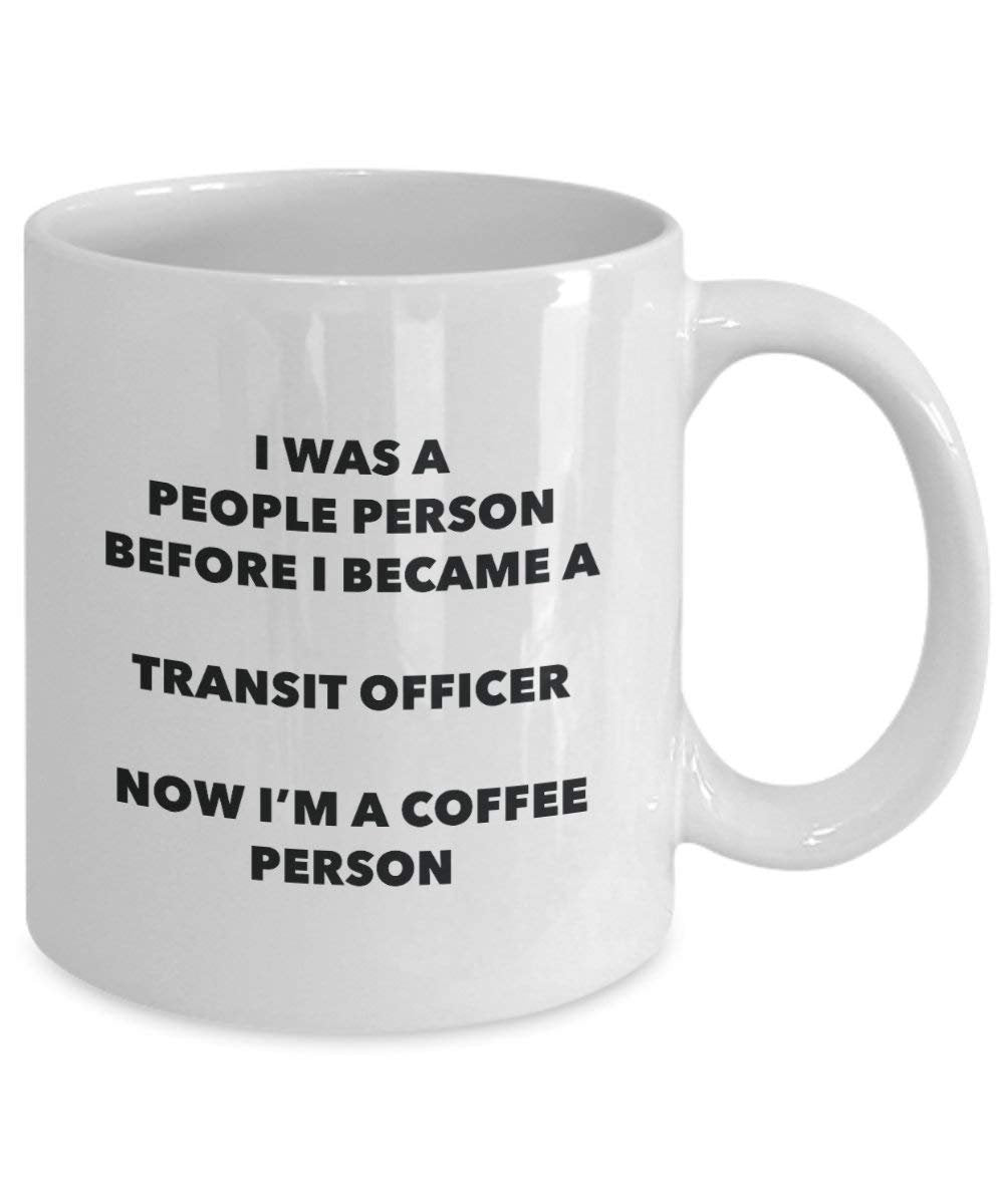 Transit Officer Coffee Person Mug - Funny Tea Cocoa Cup - Birthday Christmas Coffee Lover Cute Gag Gifts Idea