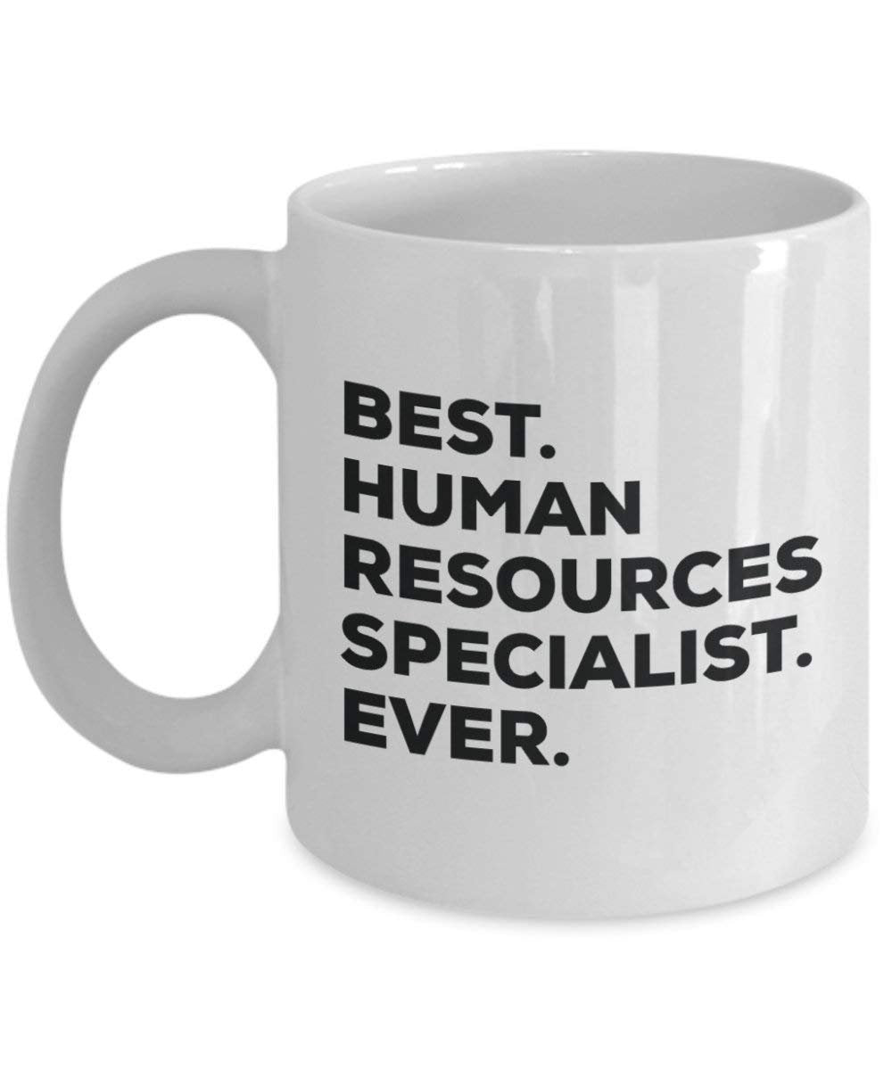 Best Human Resources Specialist Ever Tasse – Funny Coffee Cup – Thank You Anerkennung für Weihnachten Geburtstag Urlaub Einzigartiges Geschenk Ideen