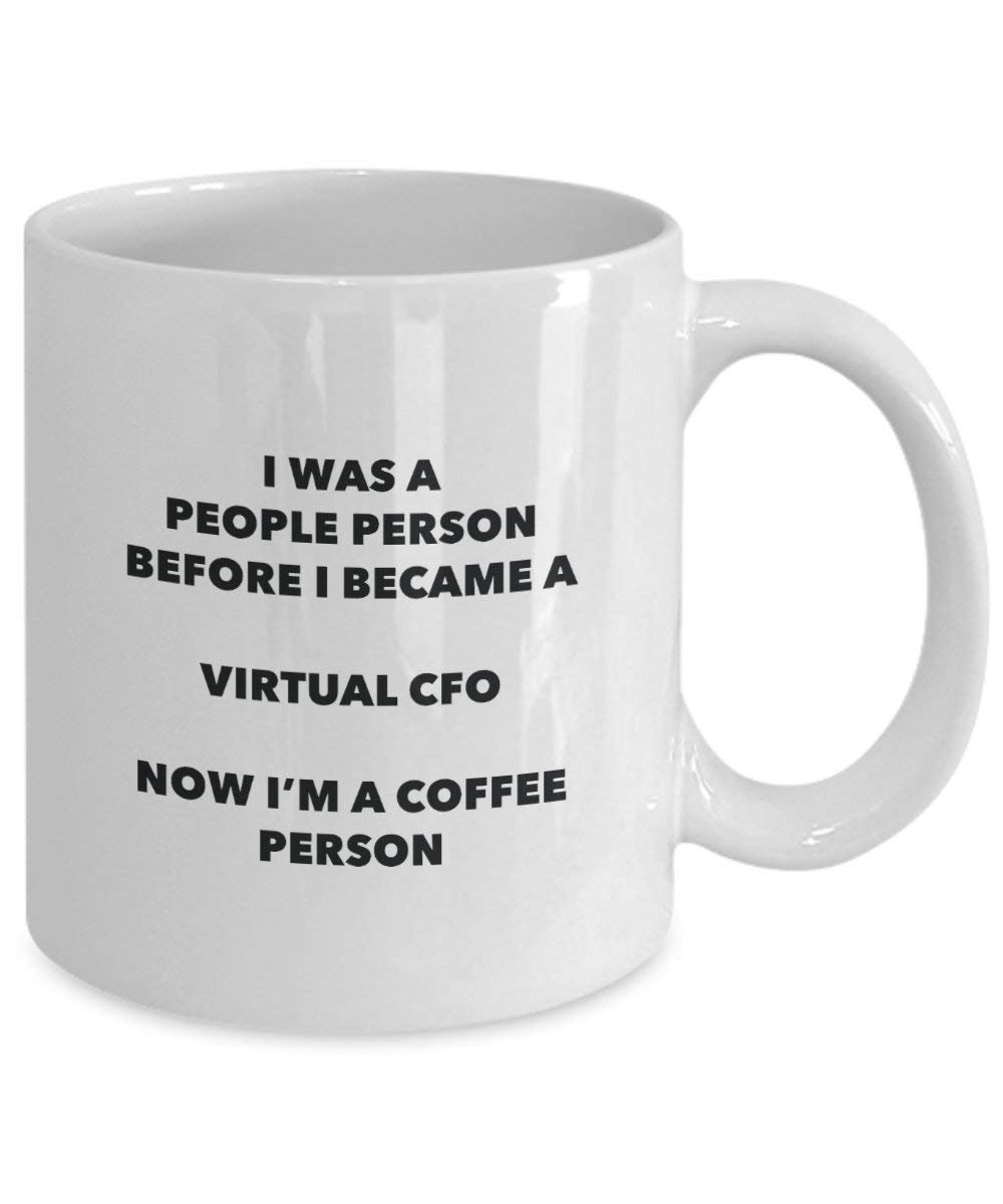 Virtual Cfo Coffee Person Mug - Funny Tea Cocoa Cup - Birthday Christmas Coffee Lover Cute Gag Gifts Idea