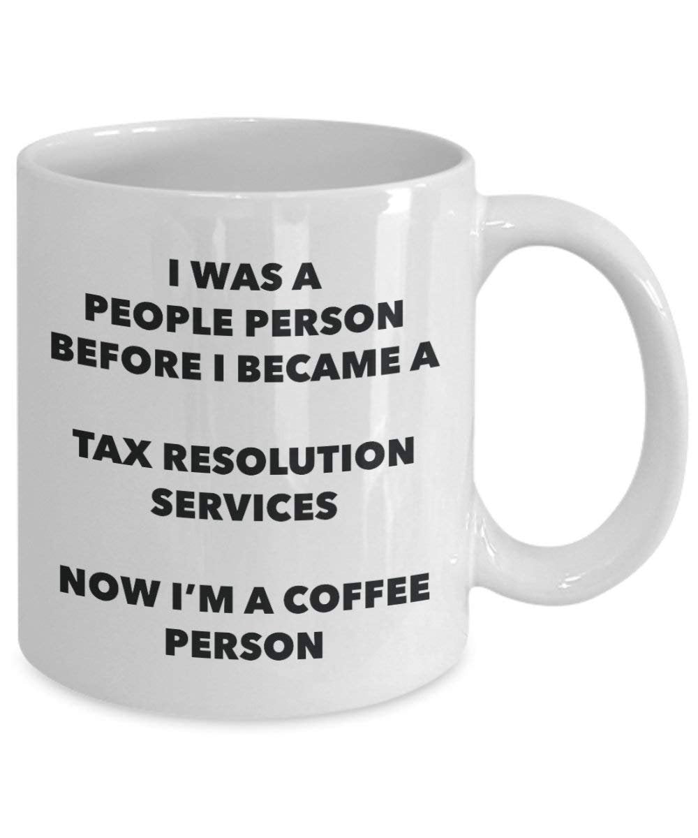 Steuer Auflösung Services Kaffee Person Tasse – Funny Tee Kakao-Tasse – Geburtstag Weihnachten Kaffee Lover Cute Gag Geschenke Idee