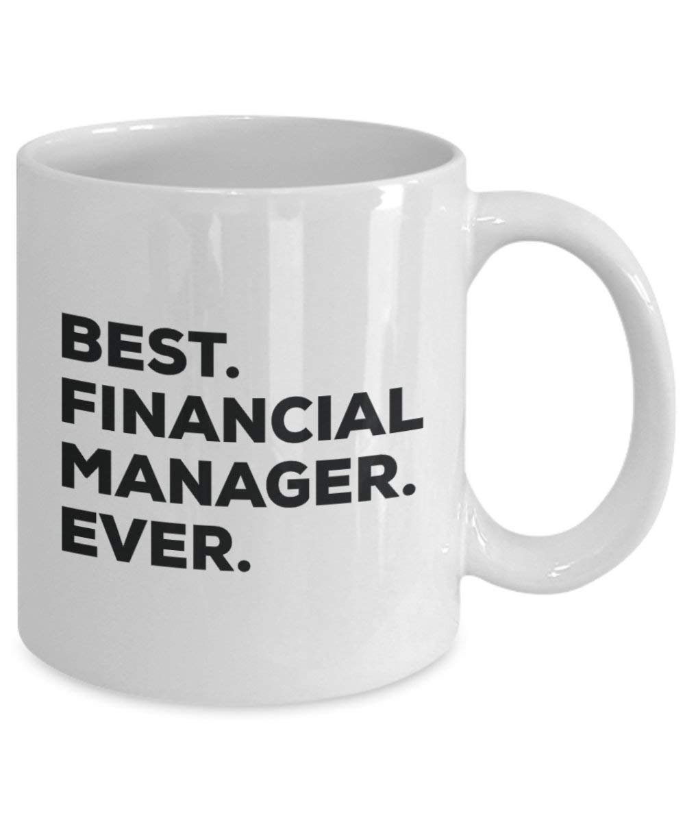 Best Finanzielle Manager Ever Tasse – Funny Coffee Cup – Thank You Anerkennung für Weihnachten Geburtstag Urlaub Einzigartiges Geschenk Ideen