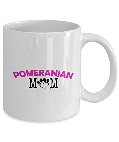 Funny Pomeranian Couple Mug - Pomeranian Dad - Pomeranian Mom - Pomeranian Lover Gifts - Unique Ceramic Gifts Idea (Mom)