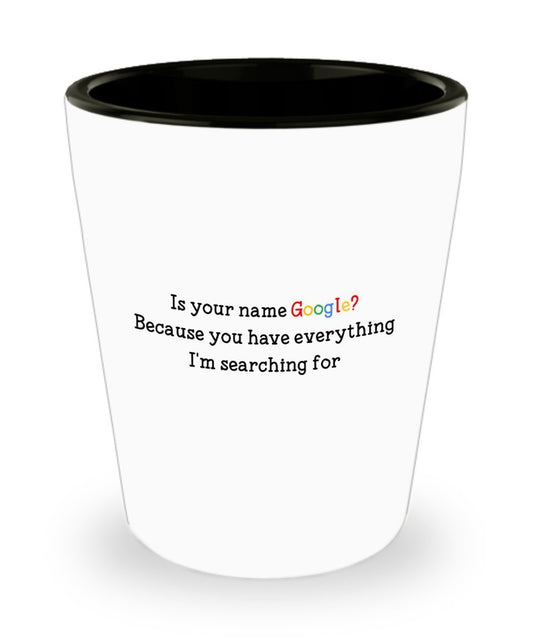 Funny Love Pun Shot Glasses , Pick Up Lines - Novelty Birthday Gifts Idea