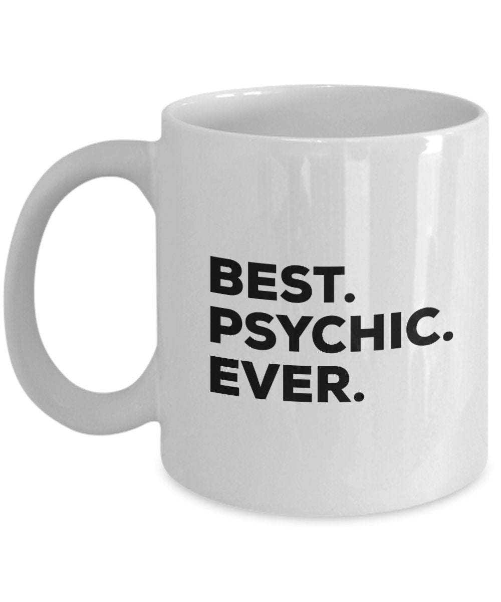 Psychic Gifts - Psychic Mug - Best Psychic Ever Coffee Cup - Funny - For A Gift Novelty Idea - Add To Gift Bag Basket Box Set - Birthday or Christmas