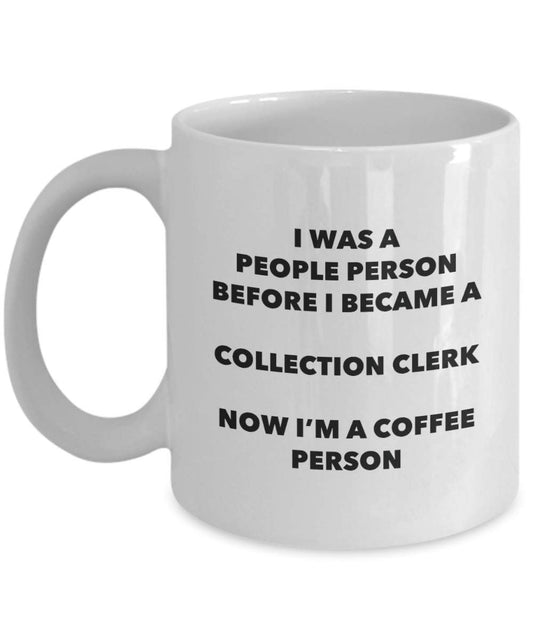 Collection Clerk Tasse mit Aufschrift"I'm a Collection Clerk I win!" Lustige Kaffeetasse – Neuheit Geburtstag Weihnachten Gag Geschenk Idee 15oz weiß