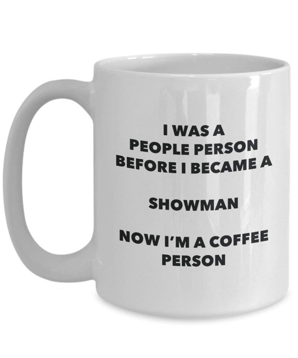 Showman Kaffee Person Tasse – Funny Tee Kakao-Tasse – Geburtstag Weihnachten Kaffee Lover Cute Gag Geschenke Idee