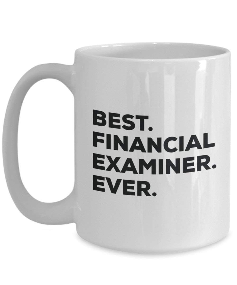 Best Financial Examiner Ever Mug - Funny Coffee Cup -Thank You Appreciation for Christmas Birthday Holiday Unique Gift Ideas