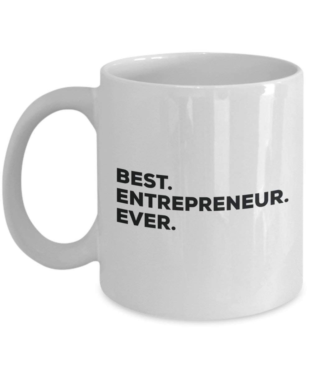 Best Entrepreneur Ever mug – Funny Coffee Cup – Thank You Appreciation idee regalo per Natale festa di compleanno unico 11oz Infradito colorati estivi, con finte perline