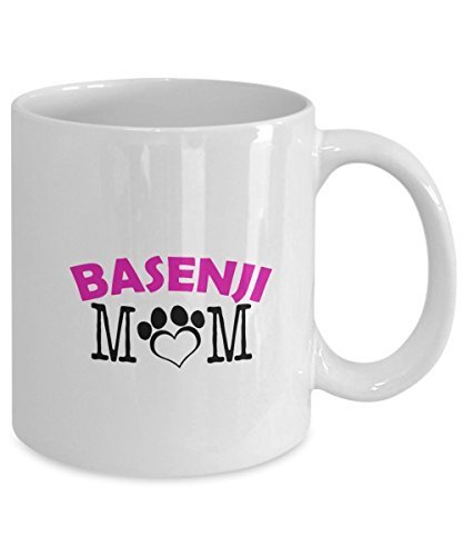 Funny Basenji Couple Mug - Basenji Dad - Basenji Mom - Basenji Lover Gifts - Unique Ceramic Gifts Idea (Mom)