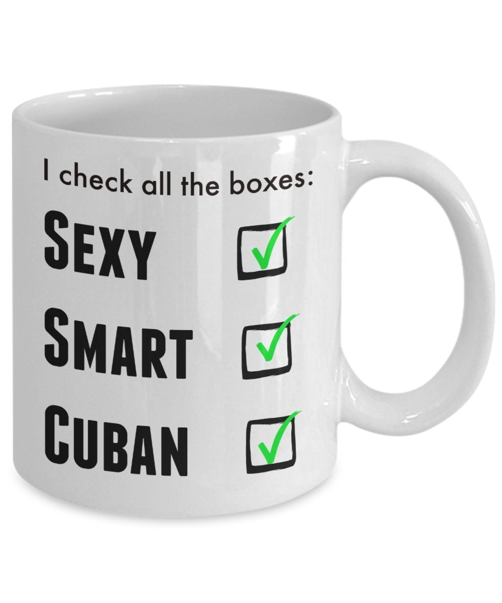 Funny Cuban Pride Coffee Mug For Men or Women - I Am Proud Novelty Love Cup