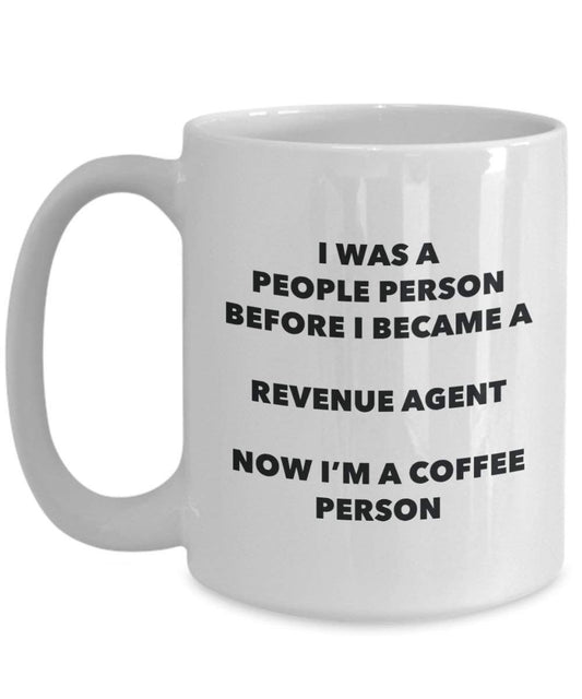 Chiffre d'affaires Agent Café personne Mug – Funny Tasse à thé de cacao – Anniversaire de Noël amateur de café mignon Gag Gifts Idée 11oz blanc