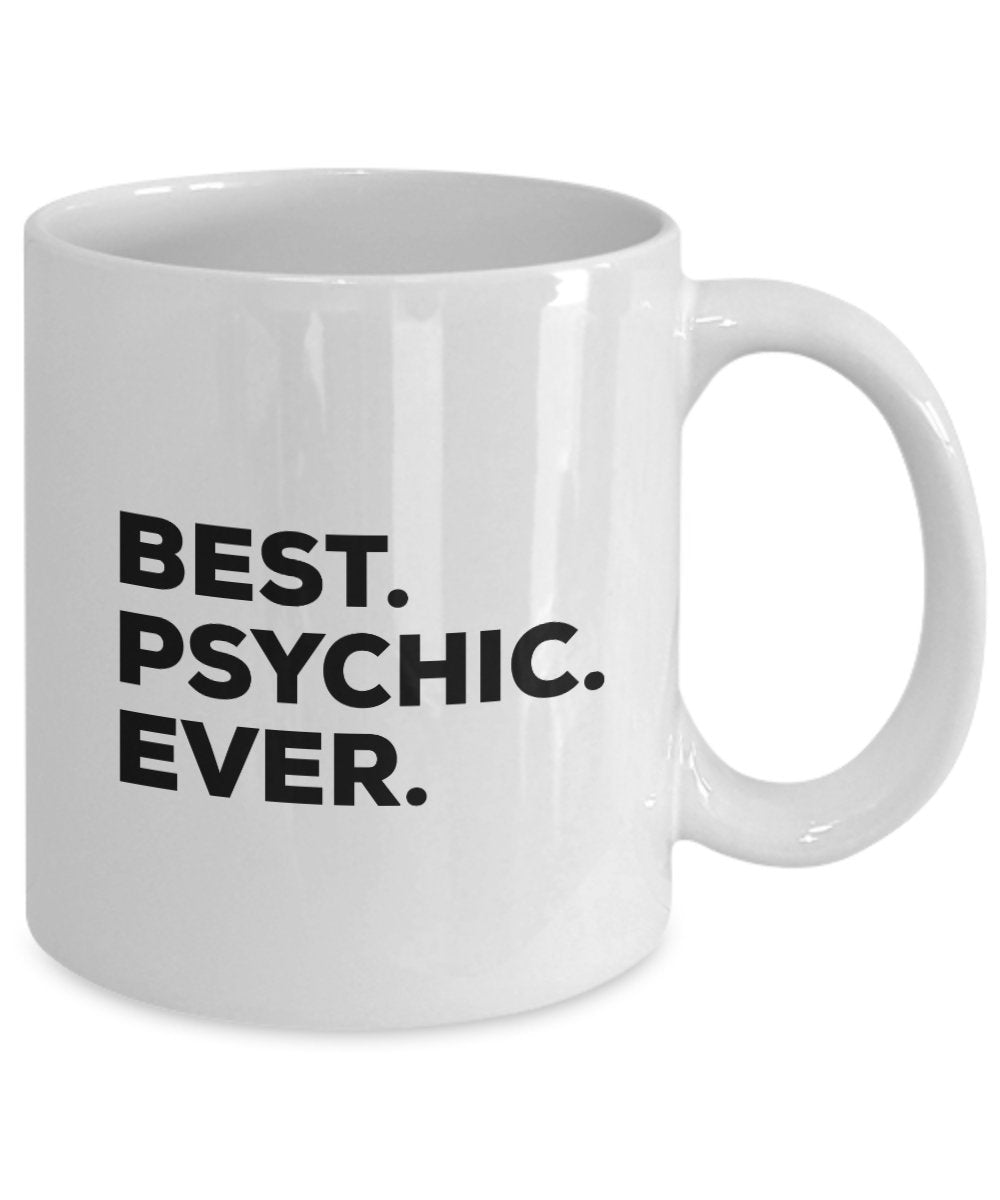 Psychic Gifts - Psychic Mug - Best Psychic Ever Coffee Cup - Funny - For A Gift Novelty Idea - Add To Gift Bag Basket Box Set - Birthday or Christmas